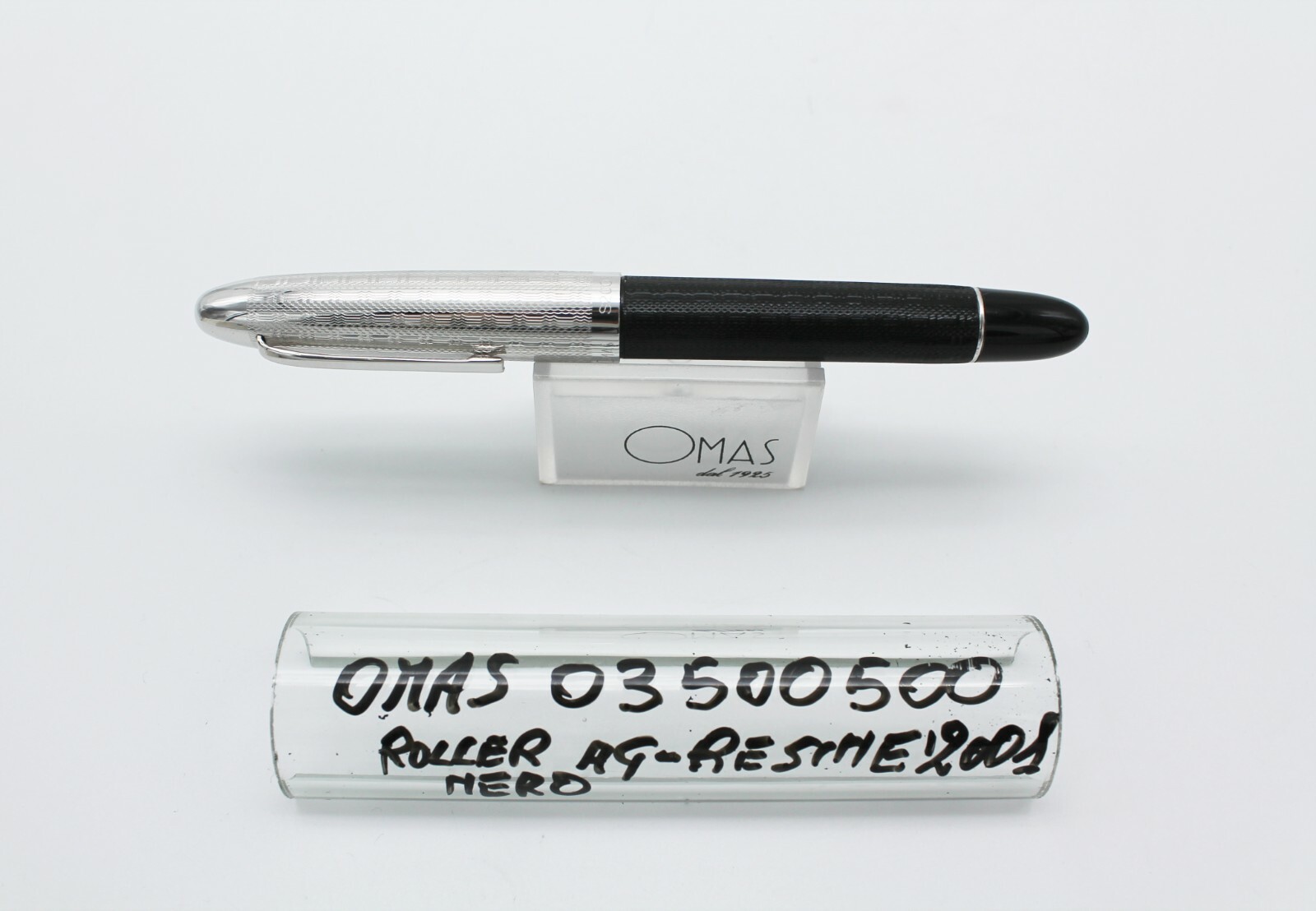 Roller Pen-Medium-Collection S2001-The Guilloche-AG.925/Resin-03 500500-6-Grandma