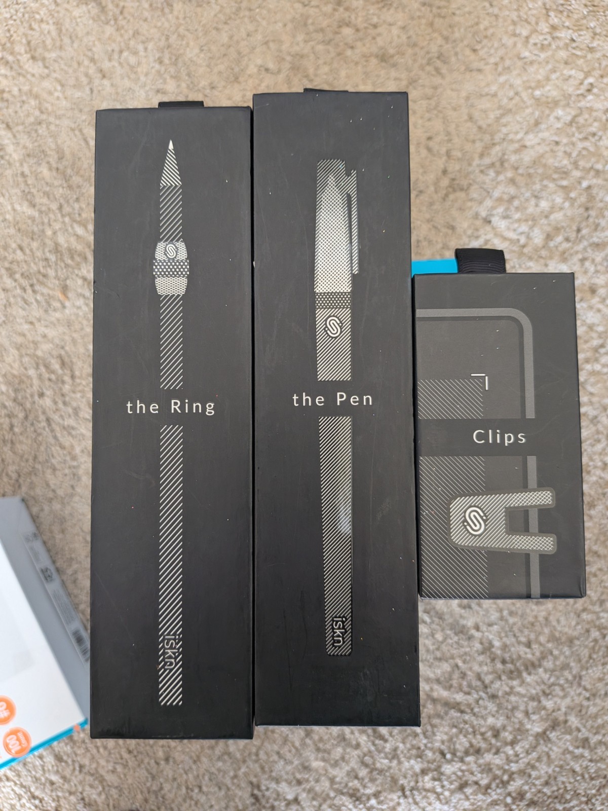 ISKN The Ring & The Pen Ballpoint Pen Set w/ Clips, Multicolor