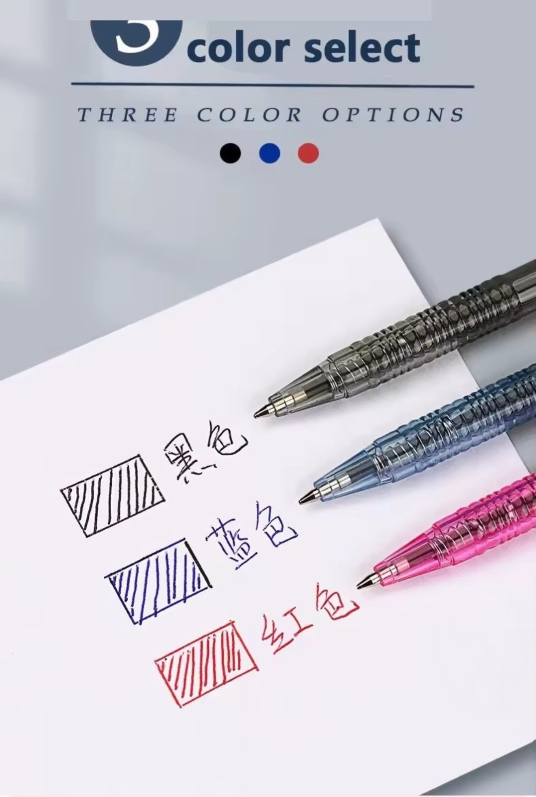 2 PCS Students Ballpoint Pen 0.7mm Point Writing Pens Office School Stationery
