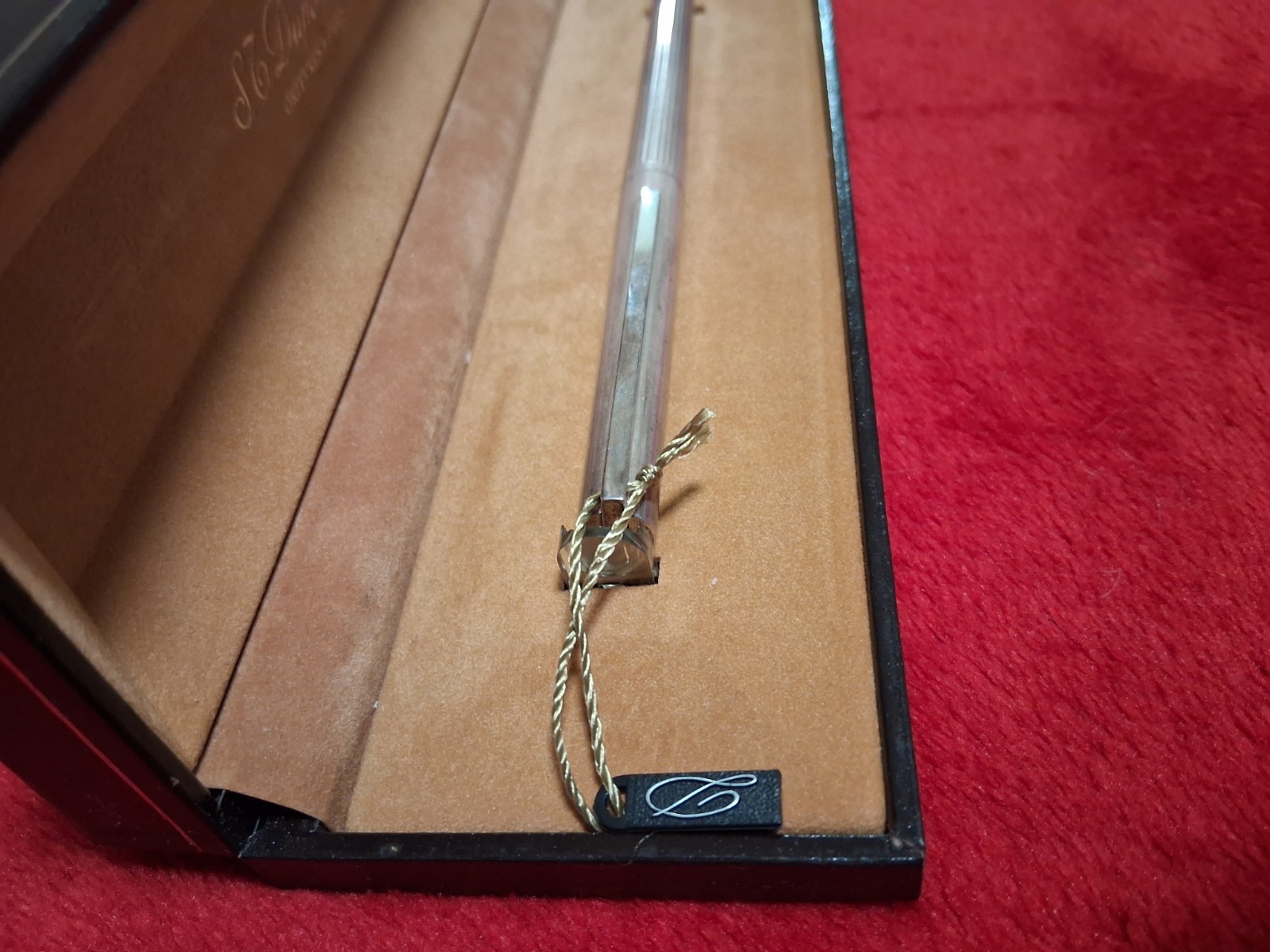 Rare Vintage S.T.Dupont Orfevres A Paris 925 Solid Silver Pen SN E9FT3A
