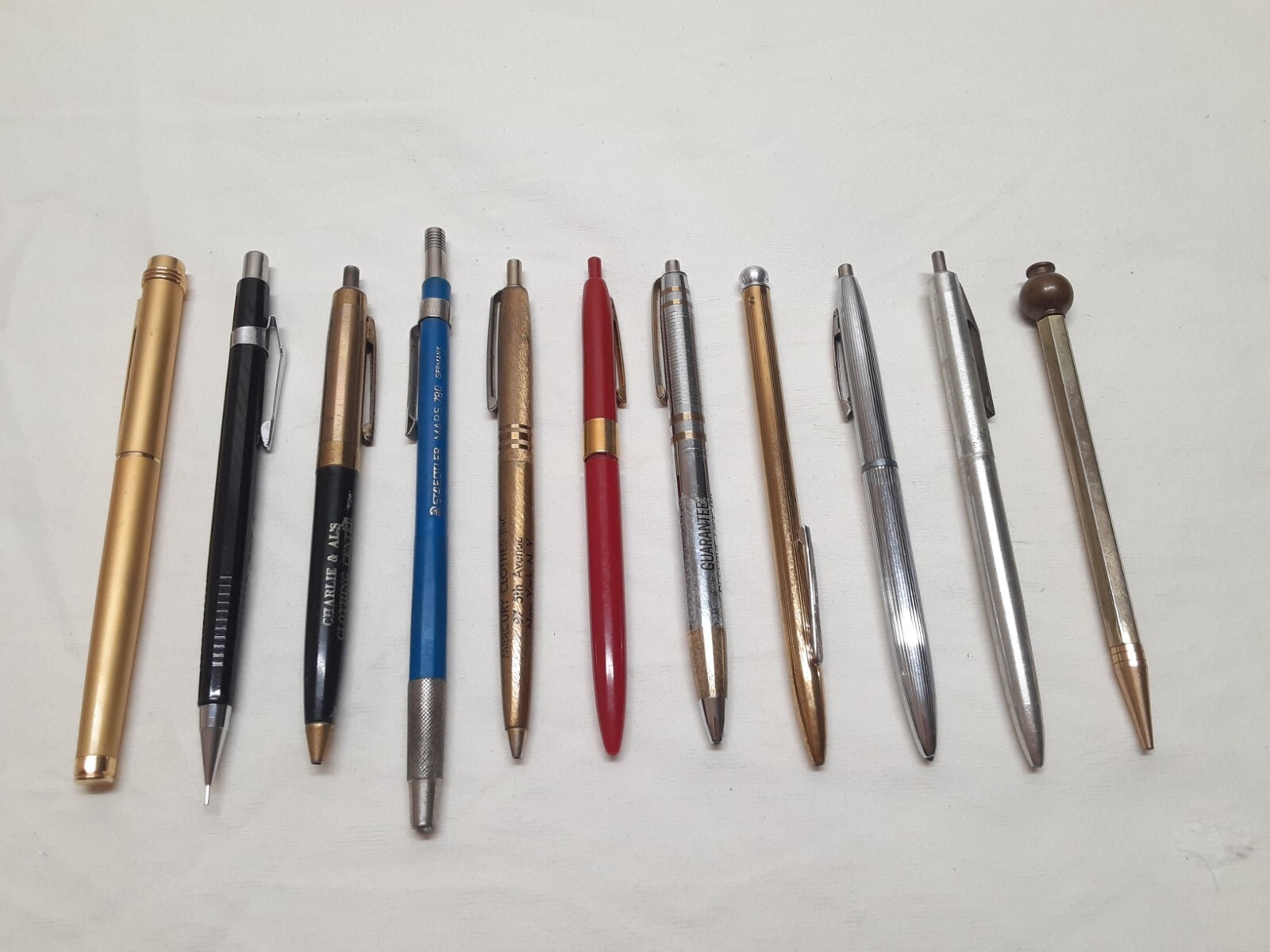 Vintage Pen Lot: Tilt O Matic, Rocket, Everlast, Unipeco