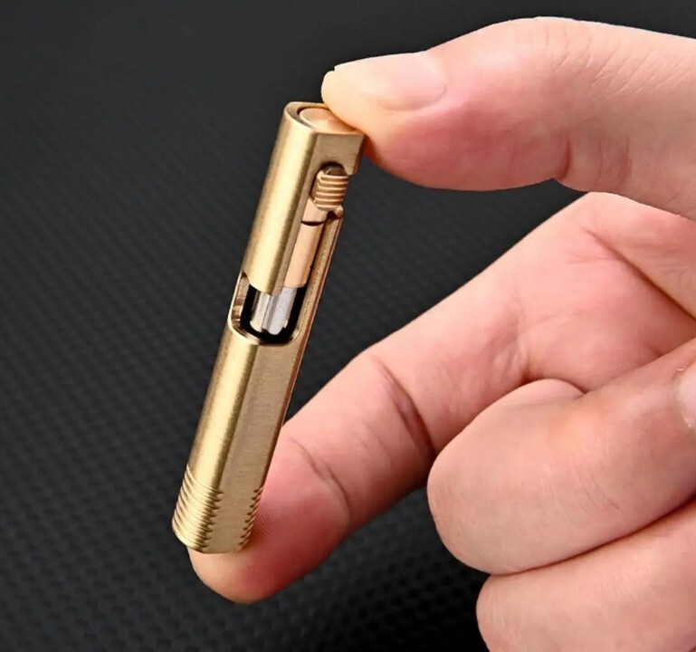 Mini Metal Ballpoint Pens For Journaling Brass Short Ballpoint Pens