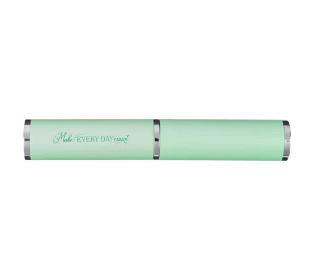 Christian Art Gifts Make Every Day Count Spring Mint Pen and Case Gift Set