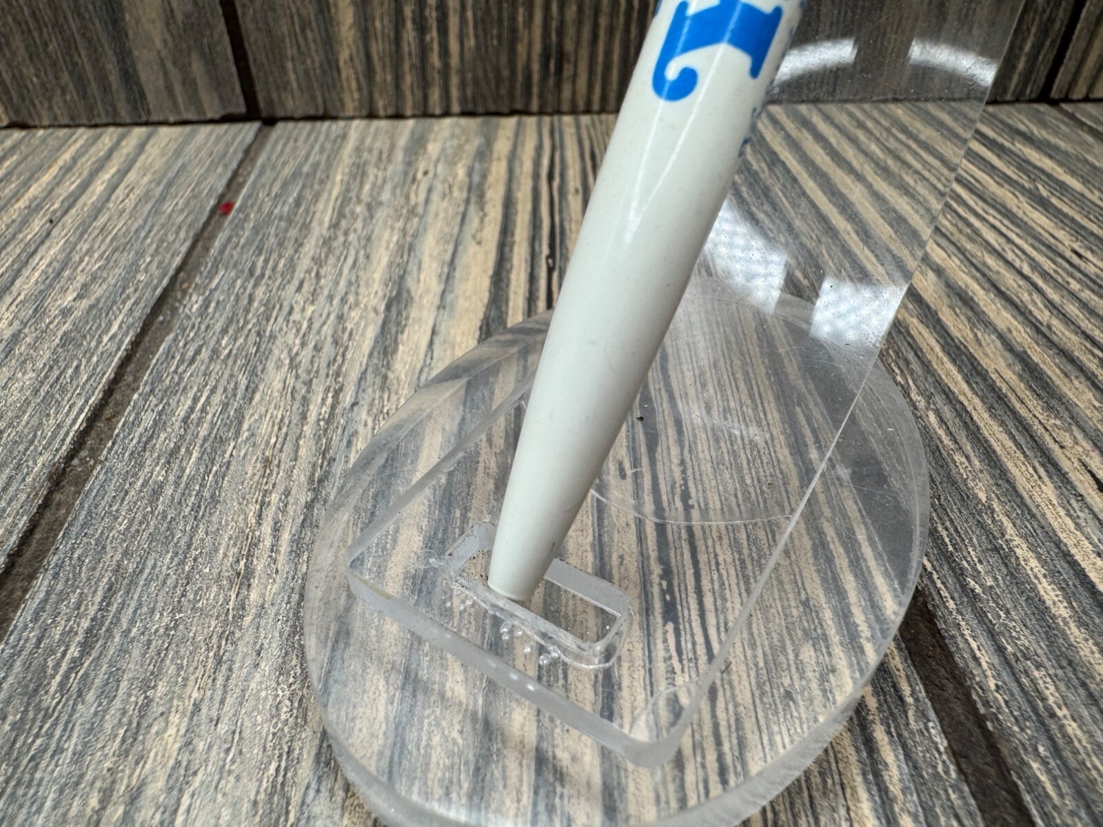 Yes Yogurt Extra Smooth Retractable Ballpoint Pen In White & Blue Ink