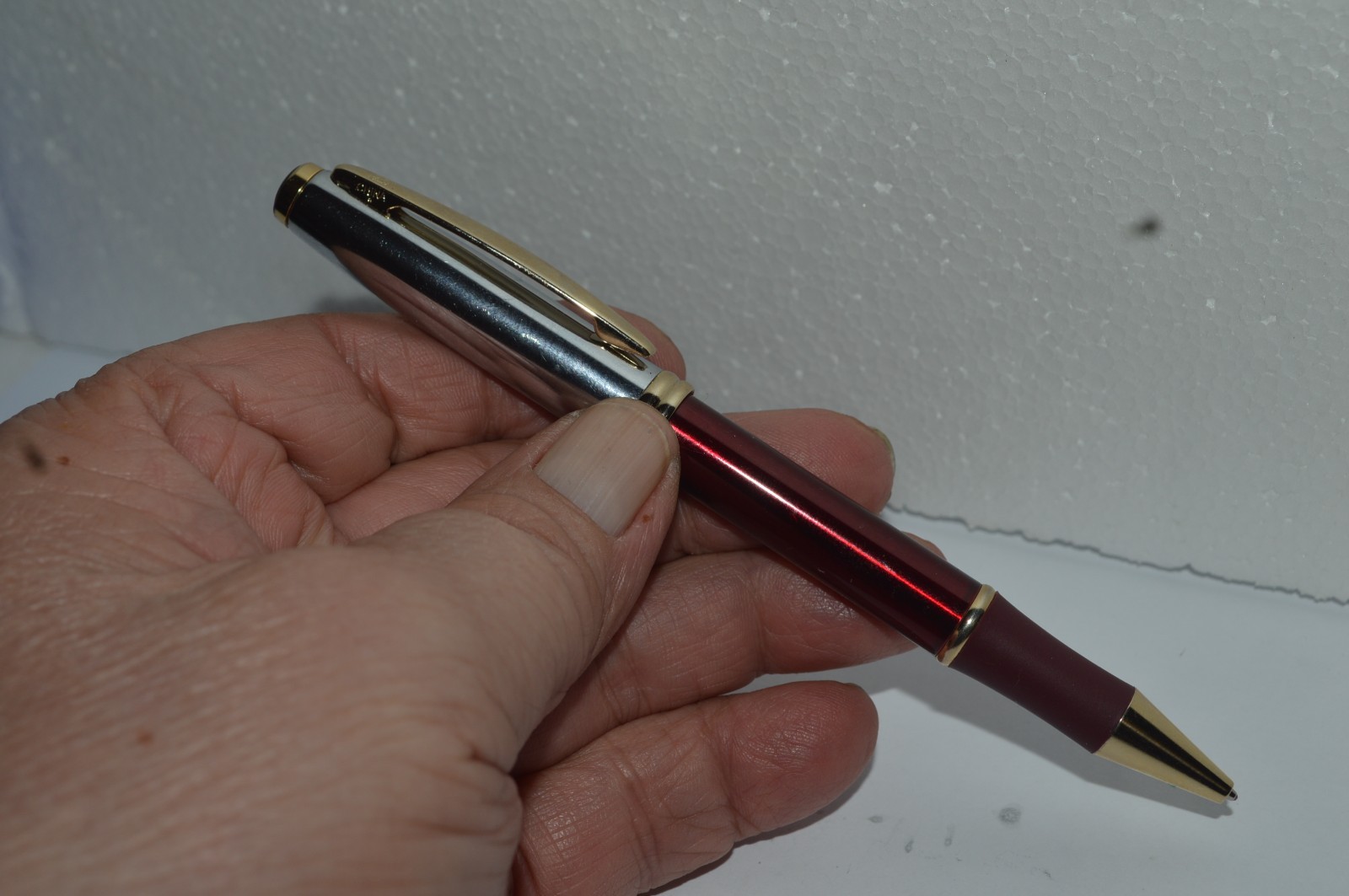 Premium Ballpoint Pen Thick Ergonomic Grip Lacquer & Crome GT Circa 1990s