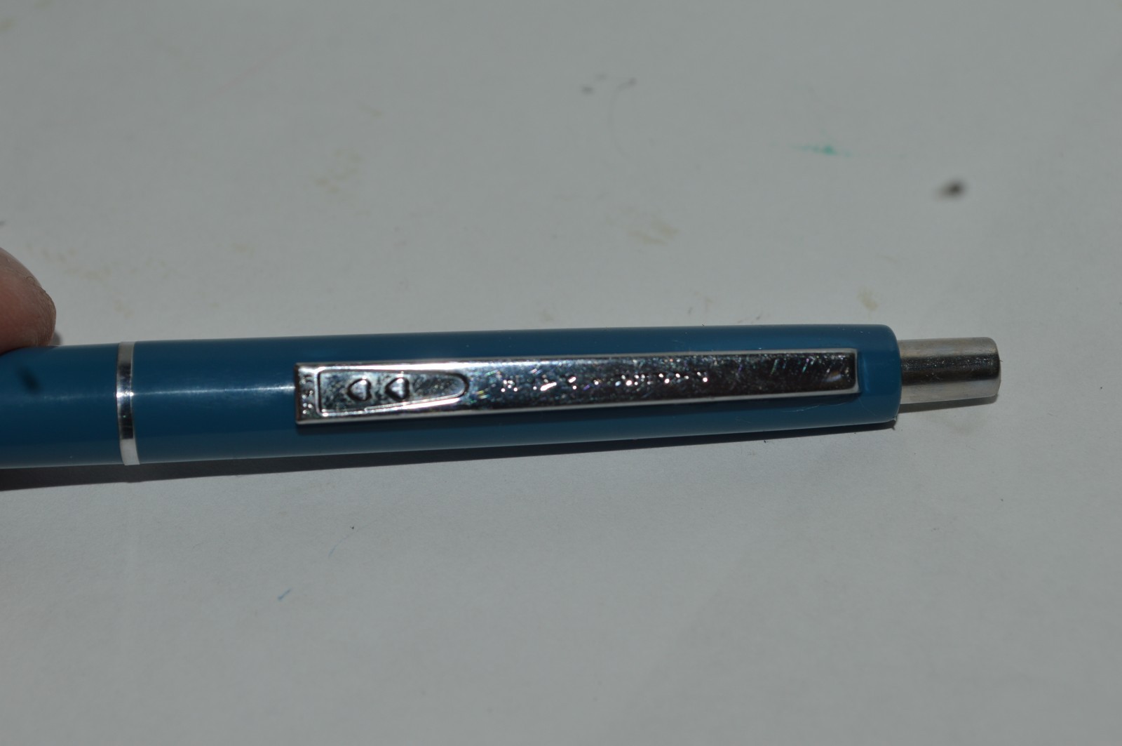 Paper Mate MALIBU Ballpoint Pen Dark Blue Color All Plastic Made In USA Ca 1980s