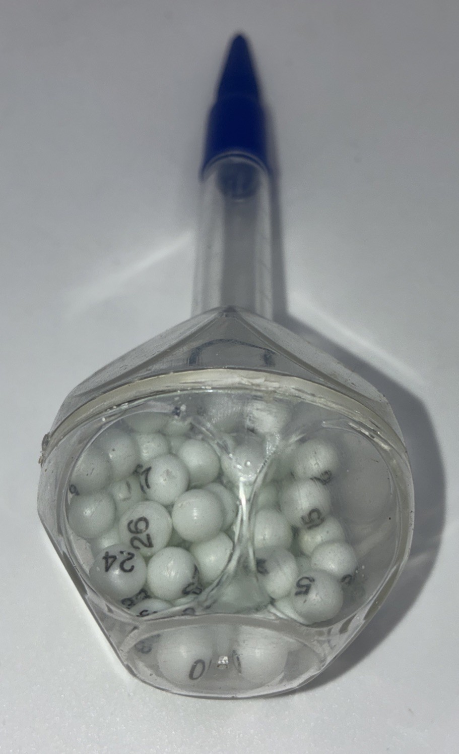 💥 Vintage Novelty Lotto Pen for Lottery Drawing Numbers from~ One to Fifty F/SH