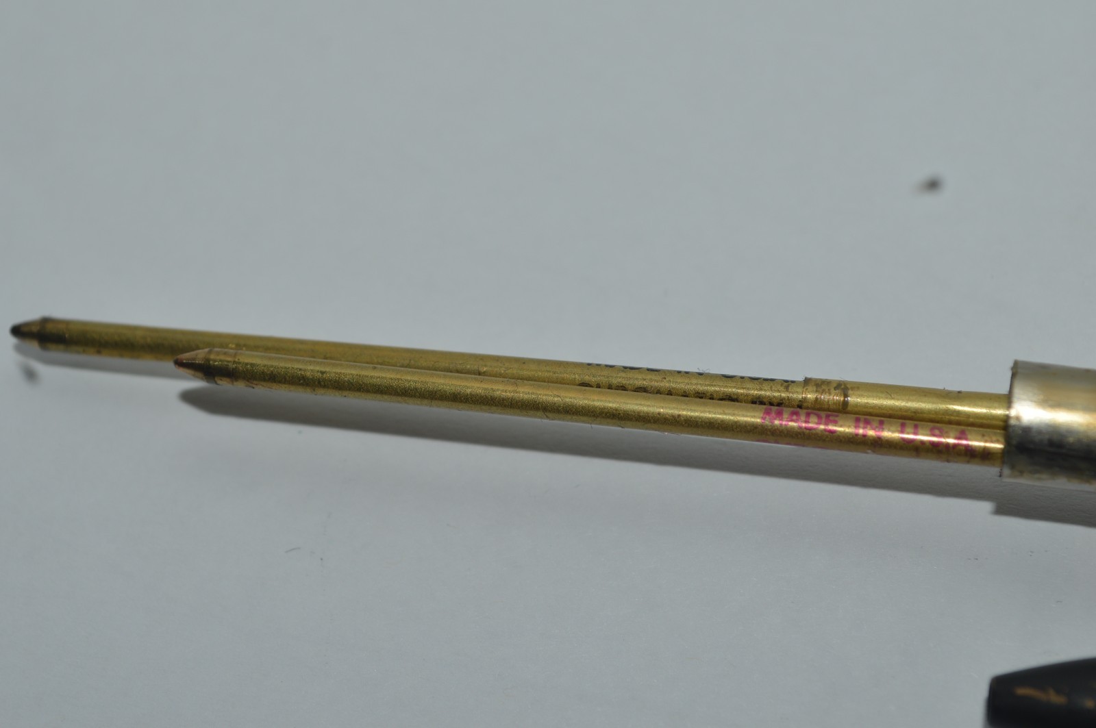 CHROMATIC Ballpoint Pen 2 Ink Reliance National The Choice Satin Black USA 1990s
