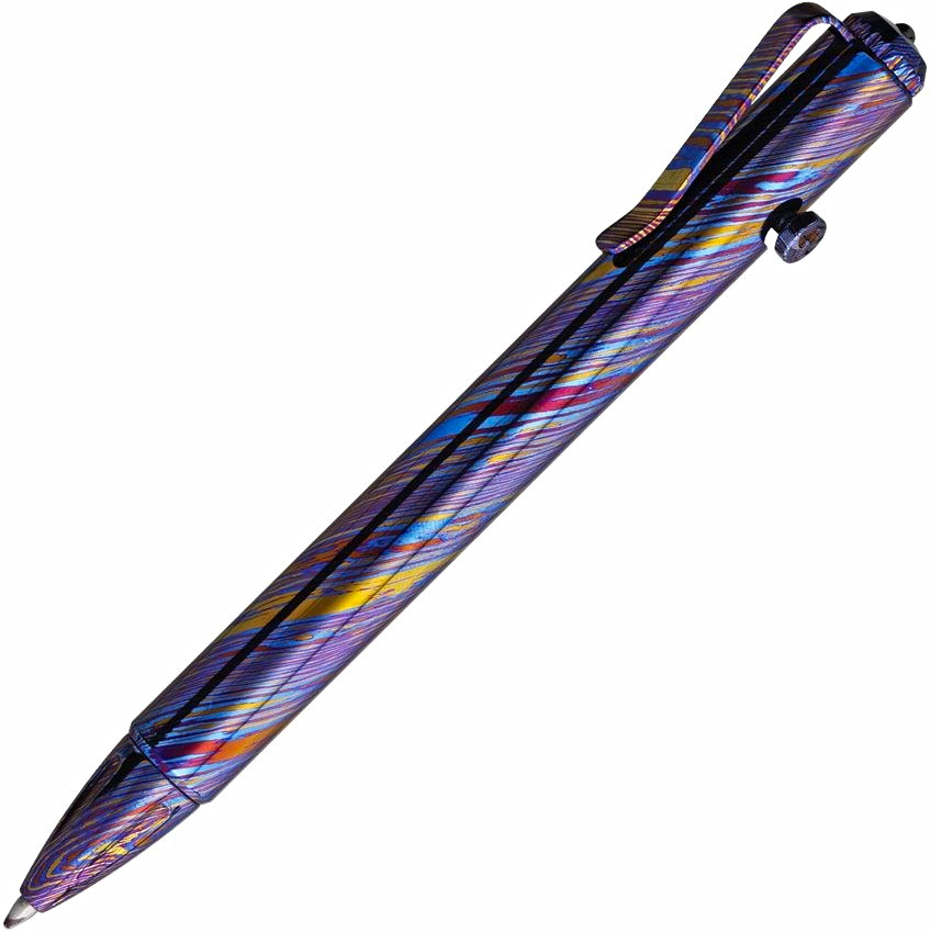 KUNKWPEN1 – KUNWU KNIVES Bolt Action Pen Timascus
