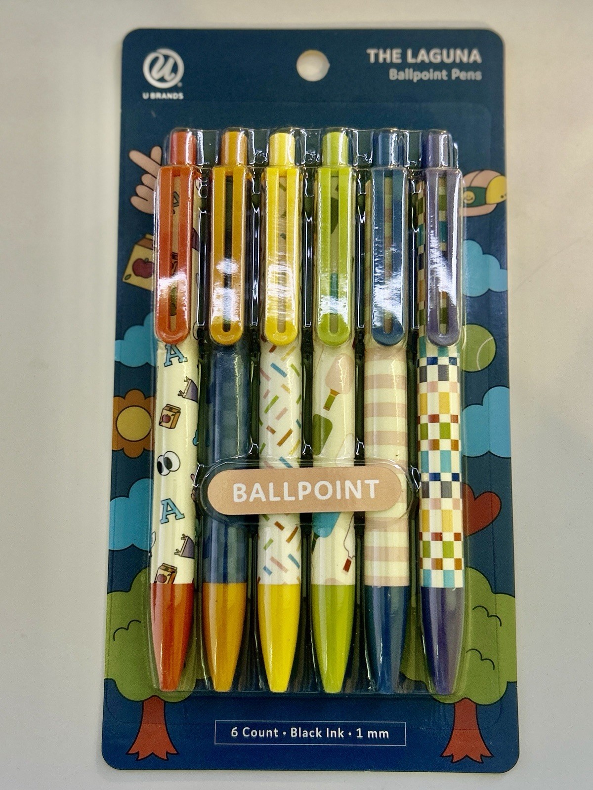 Laguna Black Ball Point for Office and School , Count Of 6