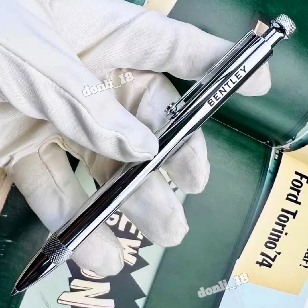 Rare Bentley Ballpoint Silver Pen Collectors Edition VIP Dealer Gift, New In Box