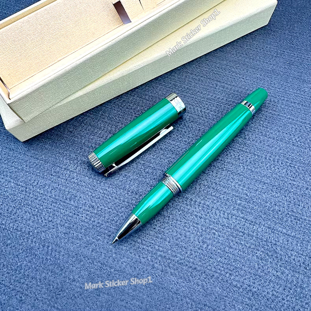 Rolex AD VIP GIFT Emerald Executive Green Rollerball Pen Chrome Trim, New In Box
