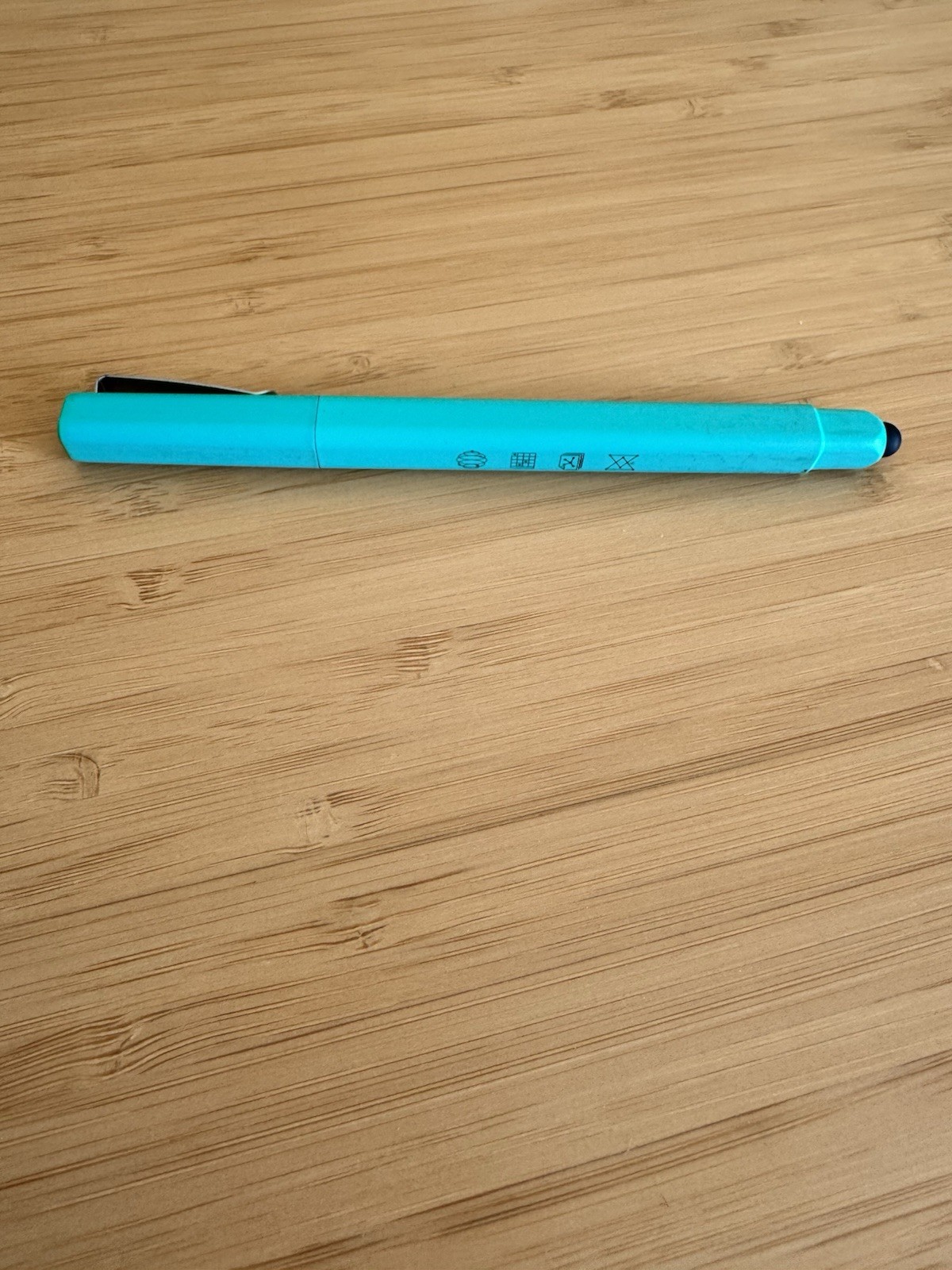 Palantir Gotham Titan Release Turquoise Plastic Felt Tip Cap Pen, Black Ink