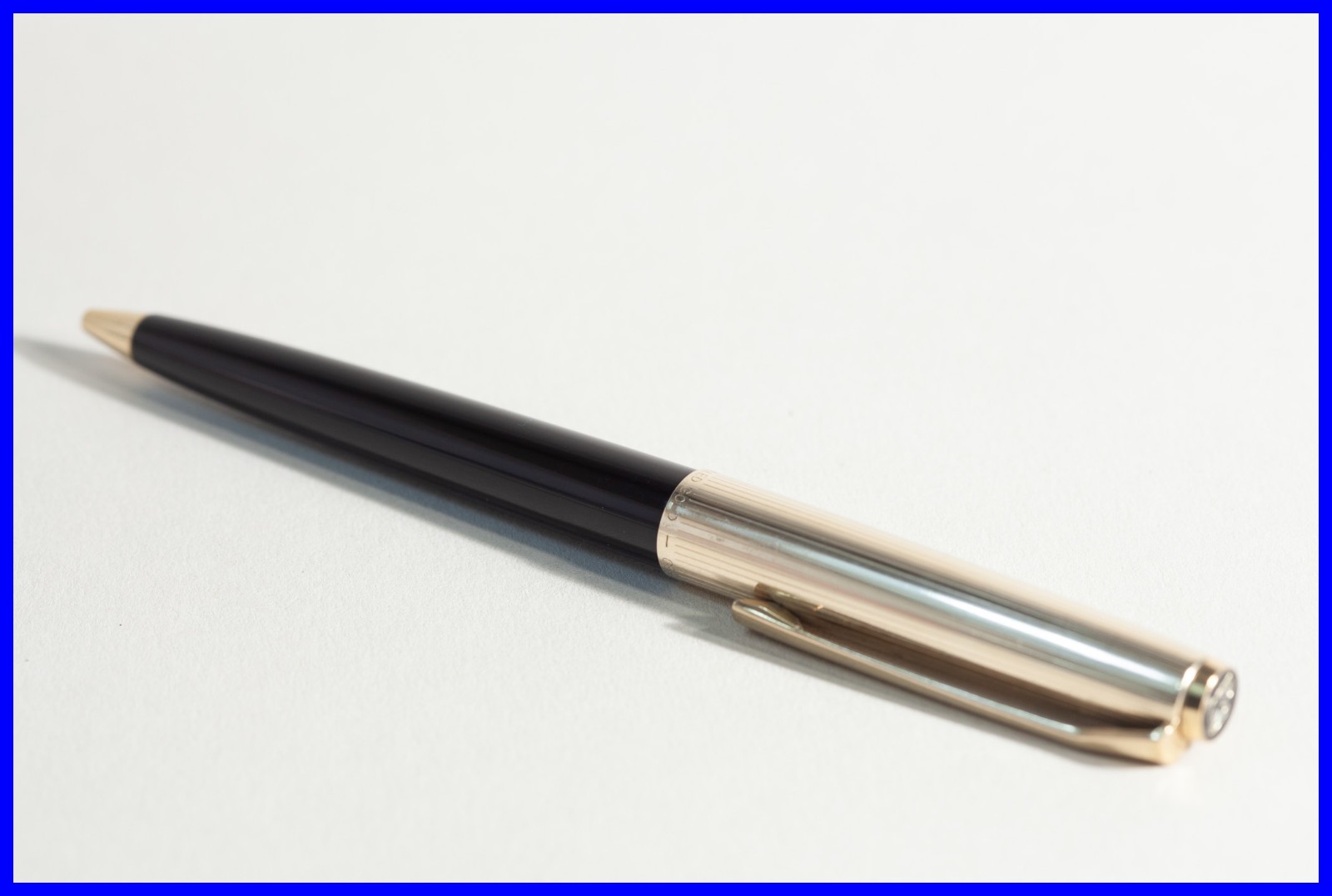 1961-1970 Pelikan R 30 Ballpoint Pen Black & Rolled Gold