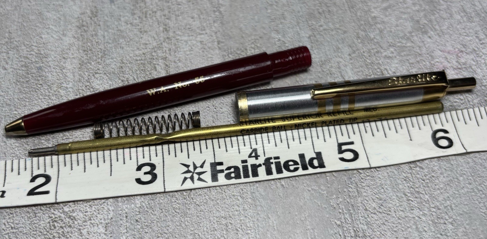 Vintage 1950s Henry V. Dick & Co. Inc. Ballpoint Pen Starlite No. 55 Dry Ink