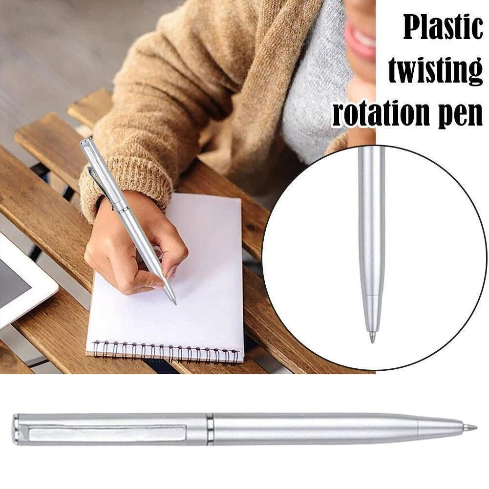 Students-Ballpoint Pen Short Spin Office School Teenager ball Roller Ink Black_