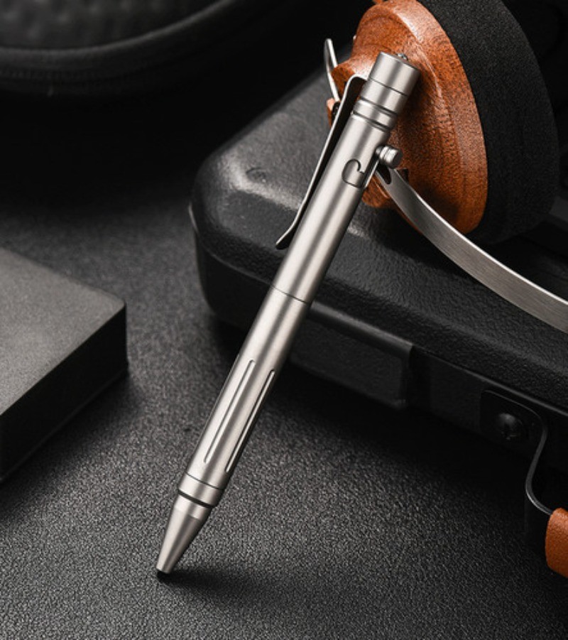 EDC Titanium Alloy Practical Ball Pen Pocket Signature Tactical Ballpoint Pen