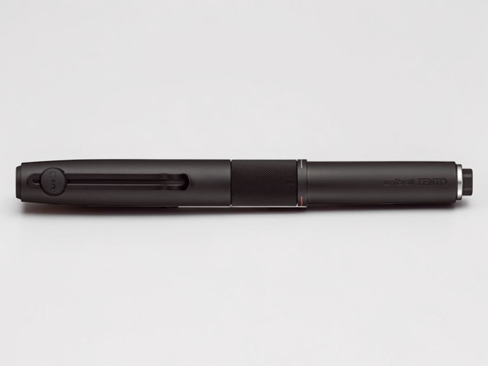 uni-ball ZENTO Signature 3-Color Ballpoint Pen 0.5mm Matte Black UBE3-ZHR-05