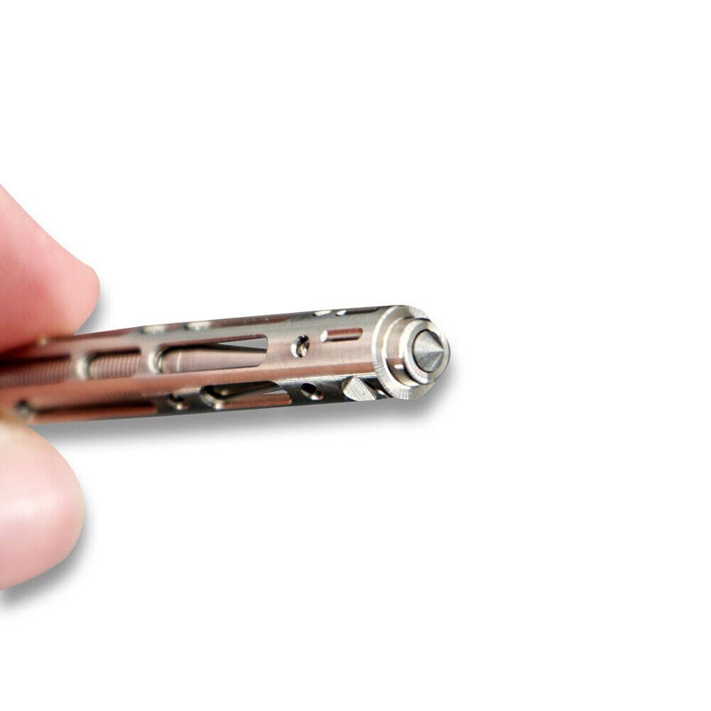New EDC Mini Titanium Alloy keychain Ball Point Pen Signature Pen Outdoor Travel