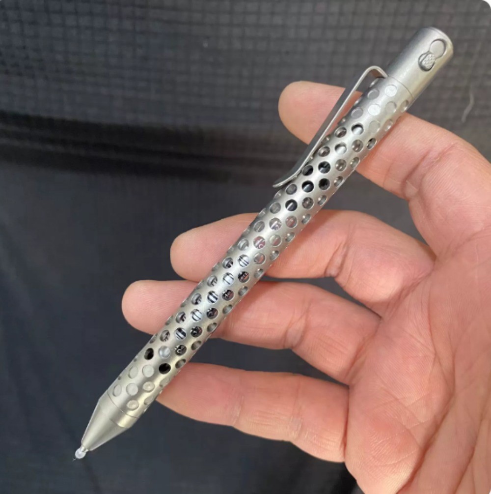 Titanium Alloy Ballpoint Pen Business Writing Signature Pen EDC Multi-tools Gift
