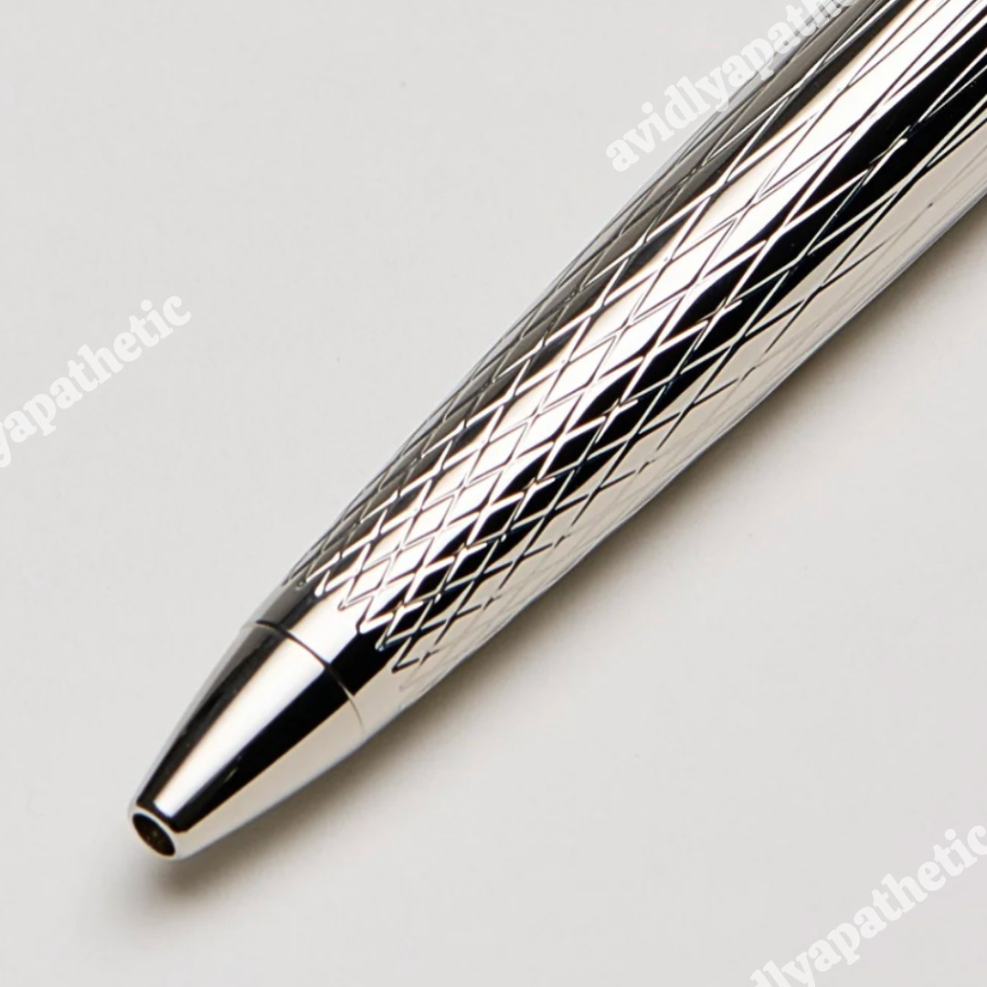 HOT Rolex Silver Diamond Style Palladium Finish Ballpoint Pen – New in Box