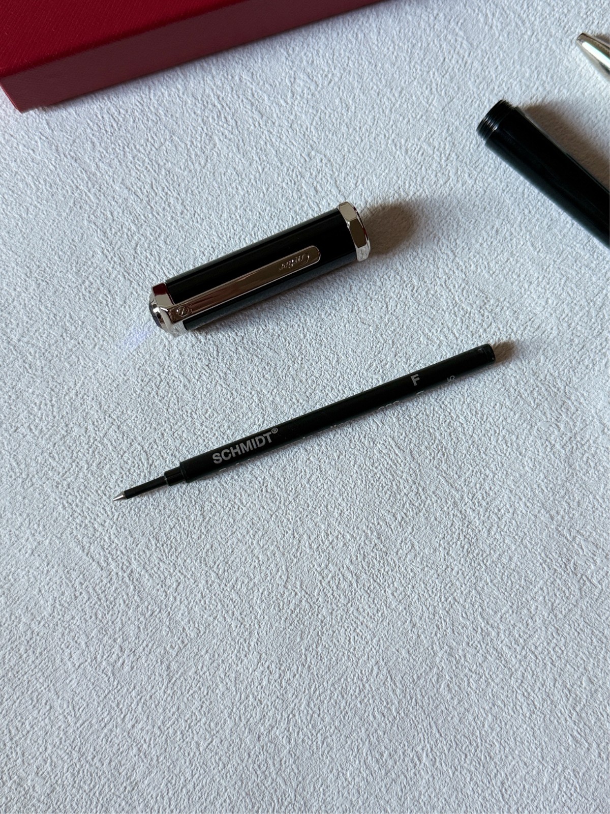 Cartier Santos Palladium-Finish Rollerball Pen – New in Box | Luxury Ad Gift