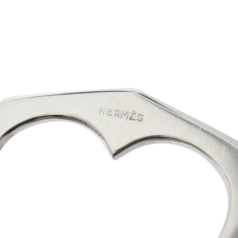 HERMES Vintage Bottle Opener Corkscrew Yellow Gold/Silver Unisex