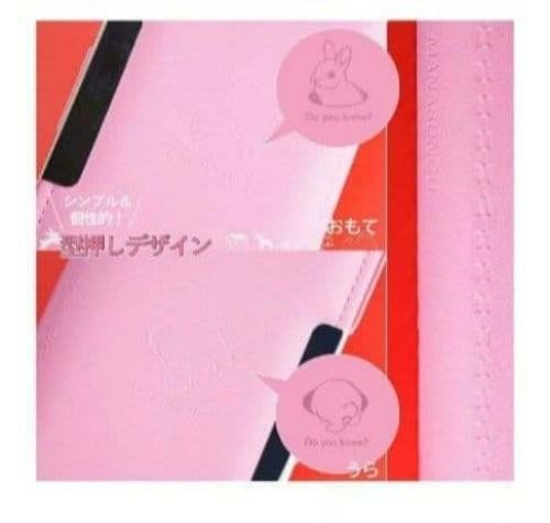 Showa Note Brush Case, Hai Run, Learn, Rabbit, Open on Both Sides #b4cb71