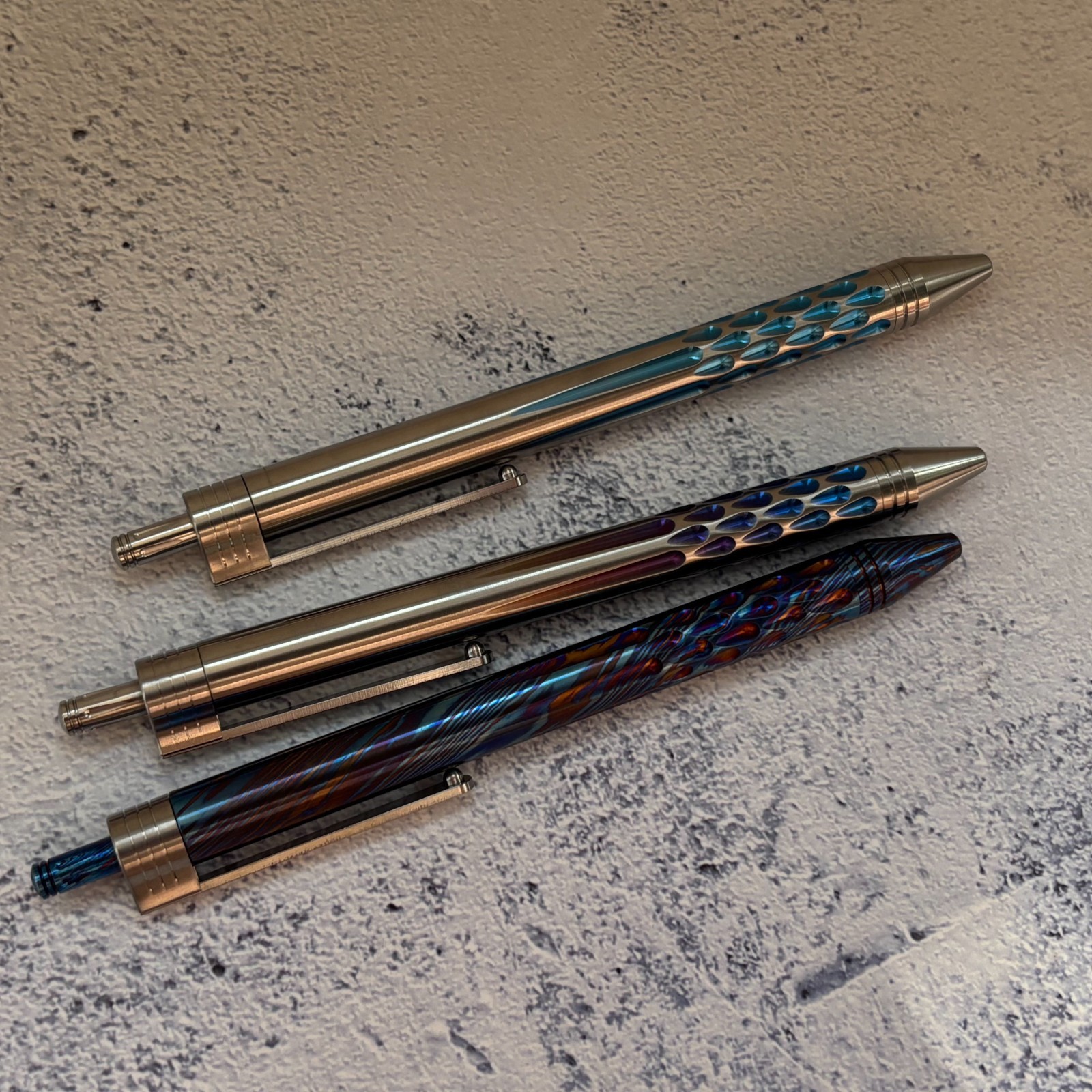 Titanium Ballpoint Pen EDC Pocket Pen Office Business Writing Signature Gift