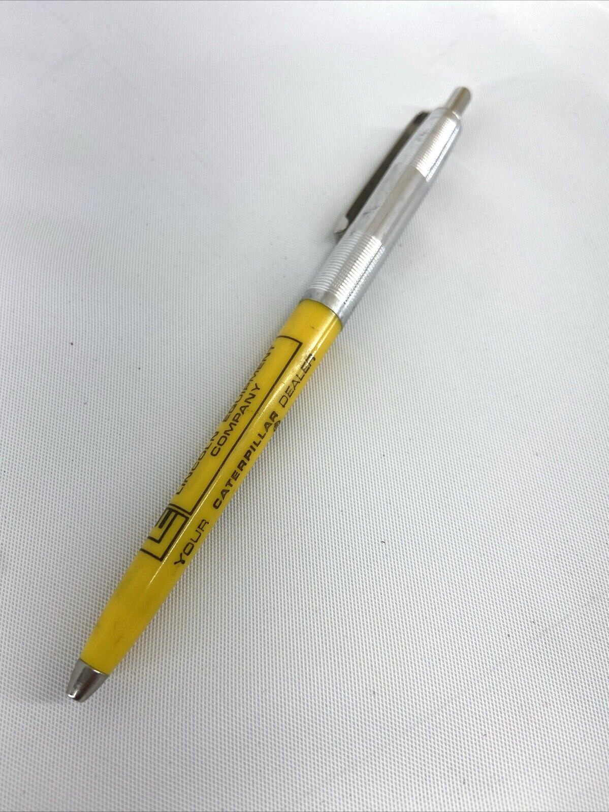 Vintage Your Caterpillar Dealer Lincoln Equipment Co. Nebraska Ballpoint Pen USA