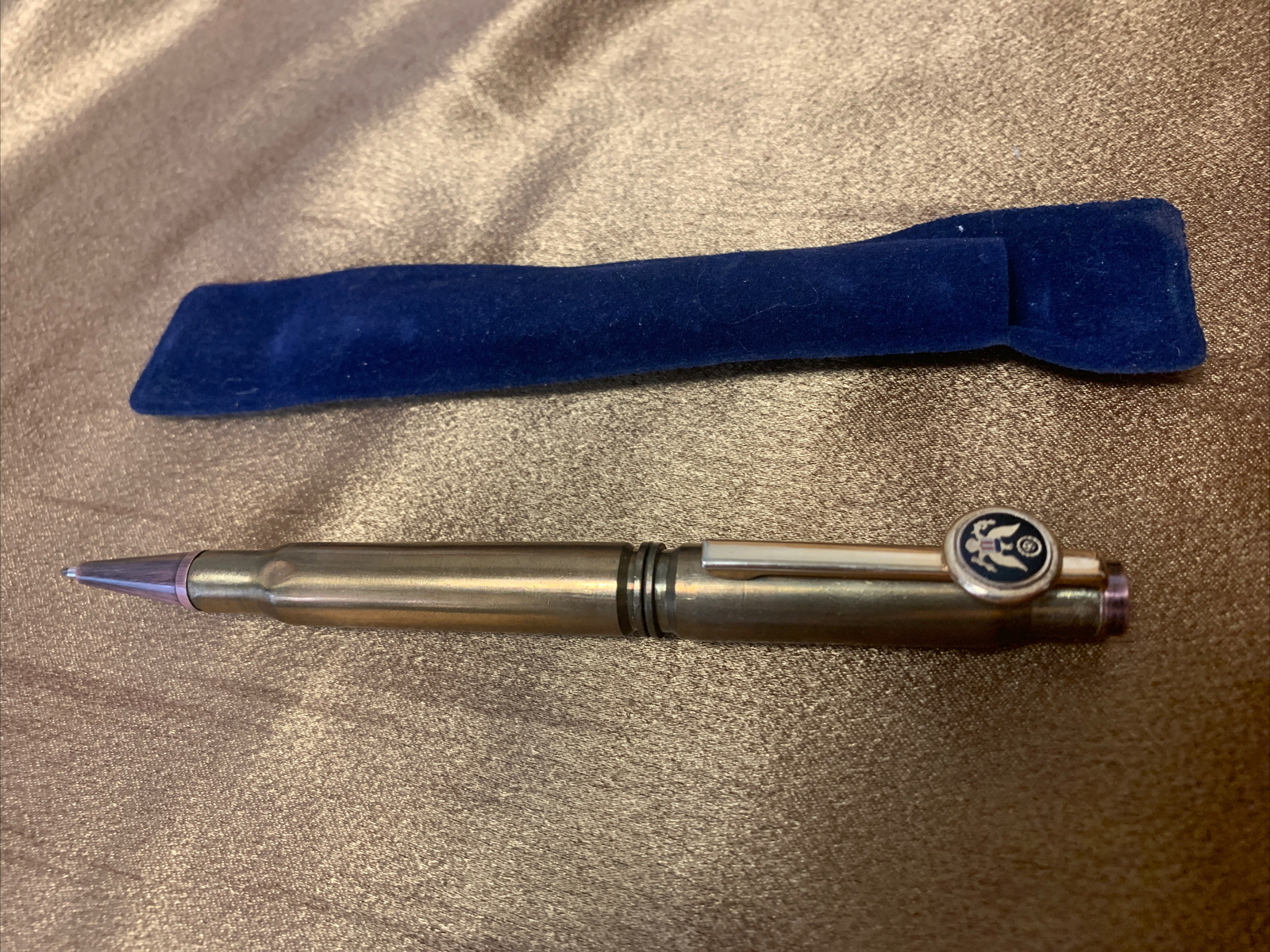 Great Seal United States Copper tip Bronze Body Pen caliber Bullet