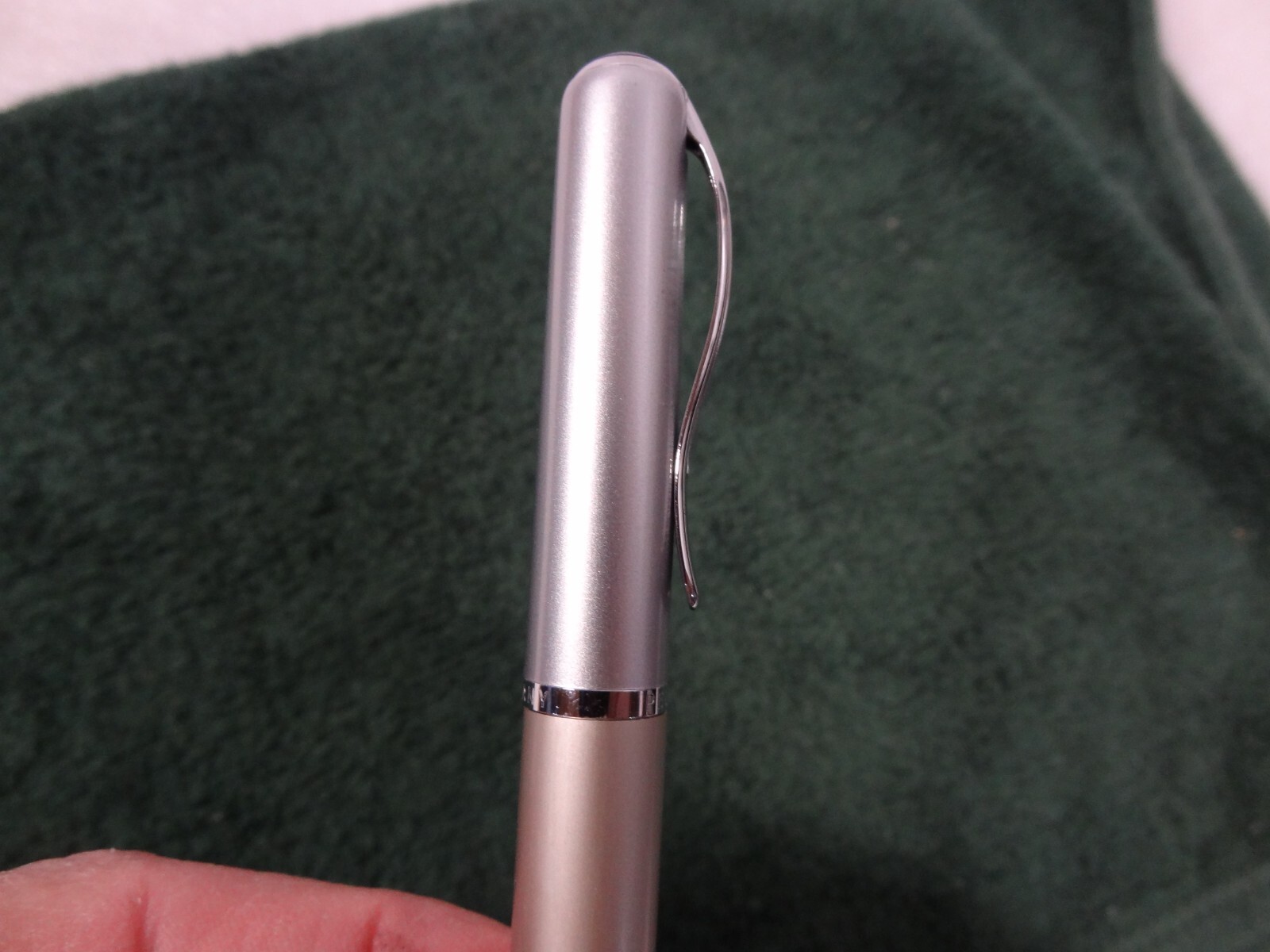 Pelikan Epoch Titan K360 Matt Silver Grey Bronze Chrome Trim Ballpoint Pen #341