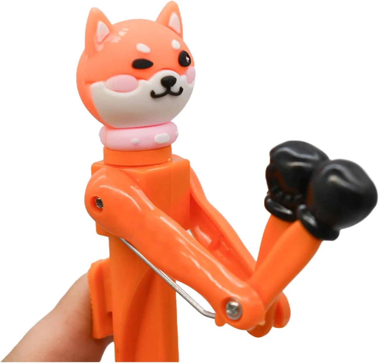 4 PCS Fun Boxing Cat Pens Cool Catty Ballpoint Pens Novelty Cute Kawaii Cartoon