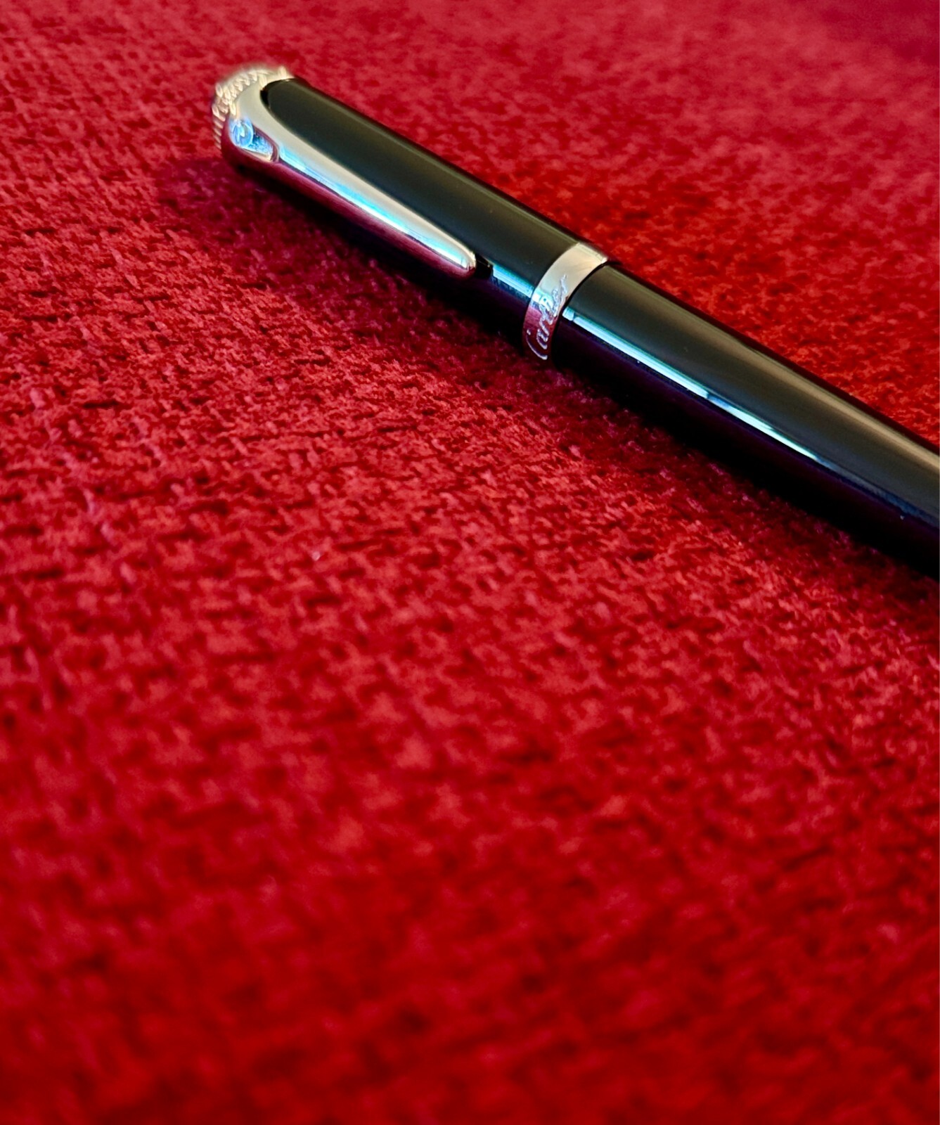 Cartier Palladium-Finish Rollerball Pen – New in Box | Luxury Advertising Gift