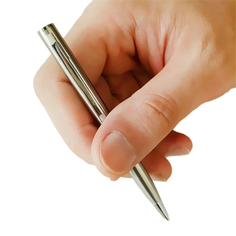 1Pcs Mini Metal Durable Ballpoint Pen