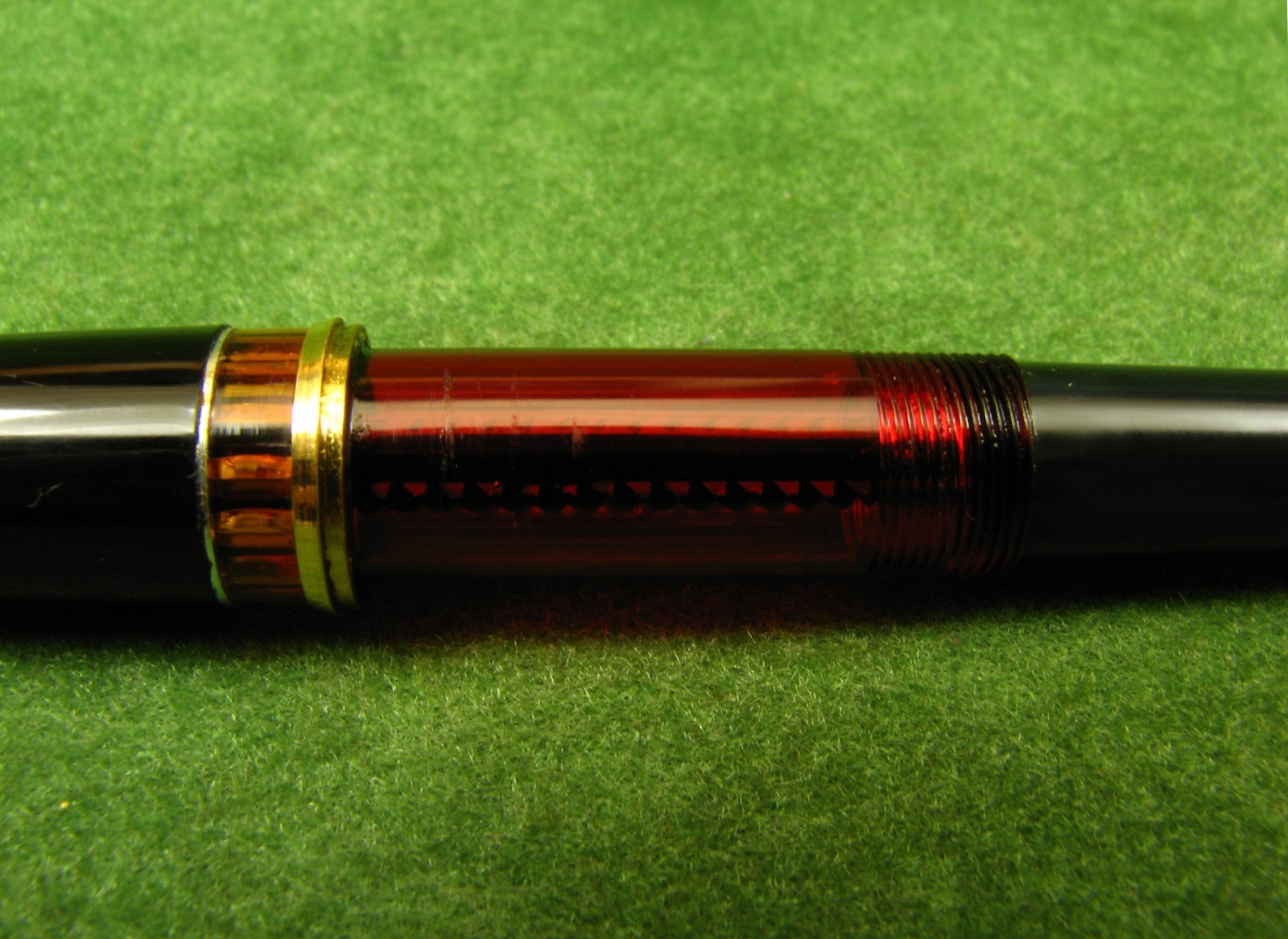 Vintage SOYUZ Goldplated Fountain Pen 14K Gold Nib USSR 1970s NOS