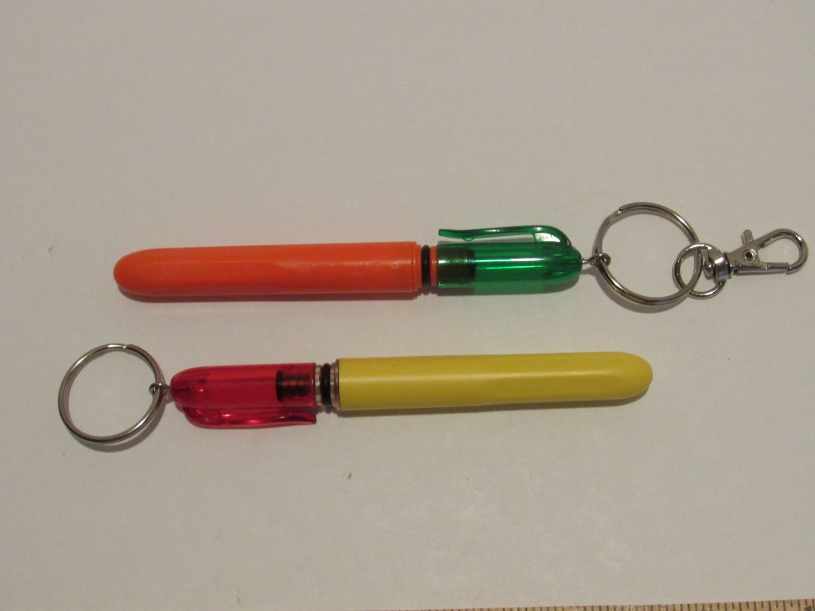Set of 4 TERZETTI POP-ON end caps /pocketclip/keychain fit POKKA pens