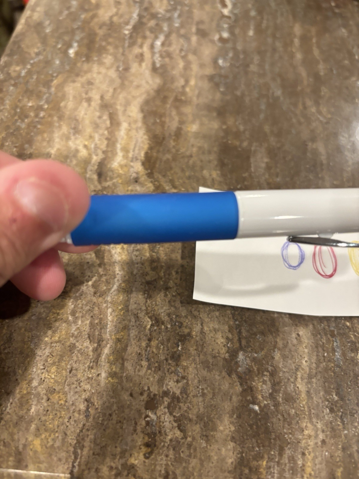Google branded 4 color pen working!