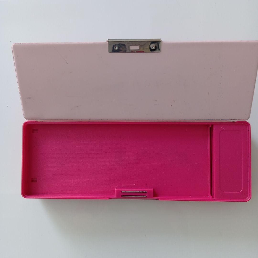 Sanrio Hello Kitty pink pencil case, open on both sides #3a997a