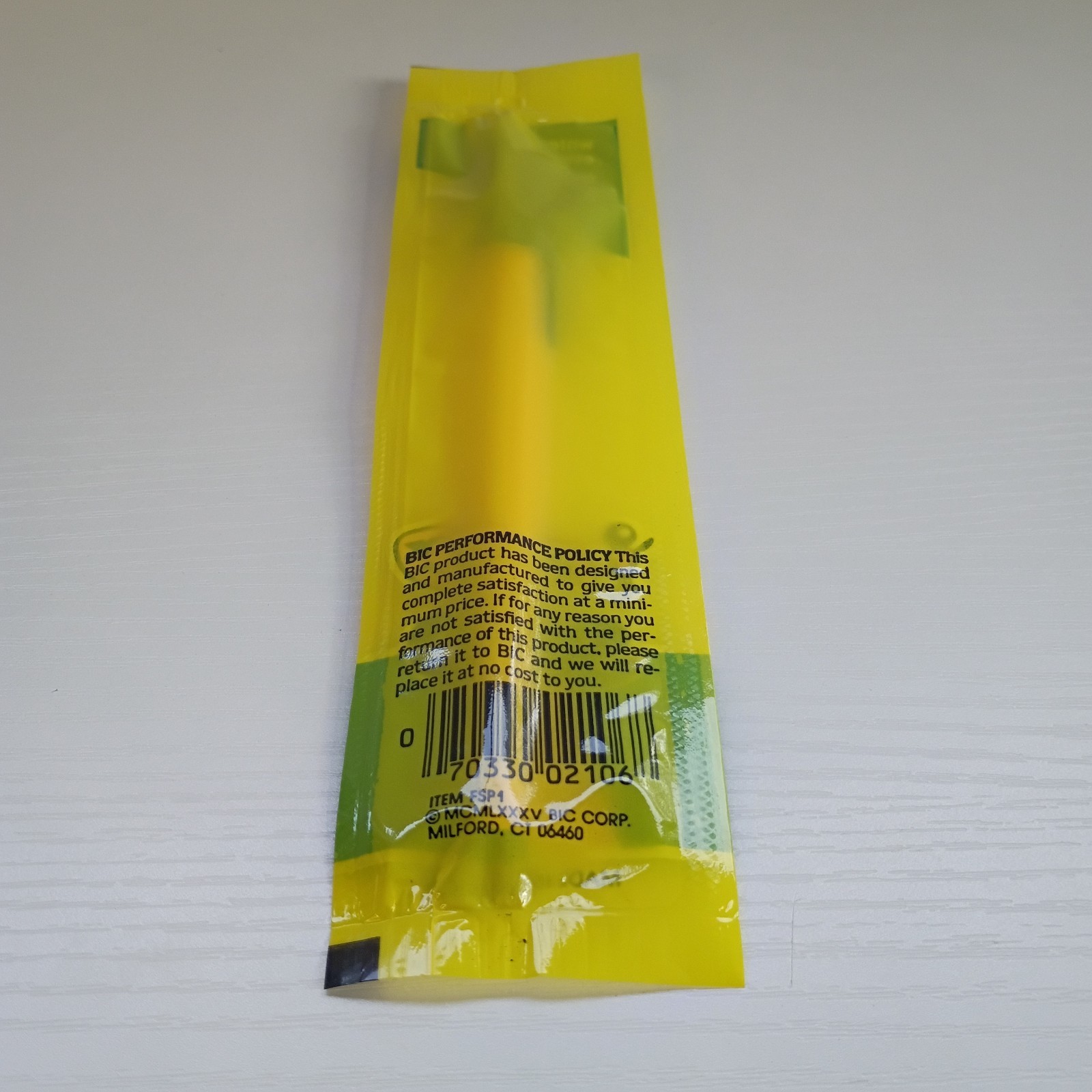 NOS VINTAGE 1985 BIC STIC – BLUE INK FINE BALL POINT PEN USA SEALED