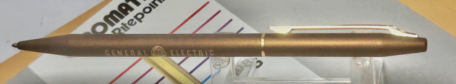 1986 Ritepoint CHROMATIC Standard Salesman Sample CR-732 GENERAL ELECTRIC Pen