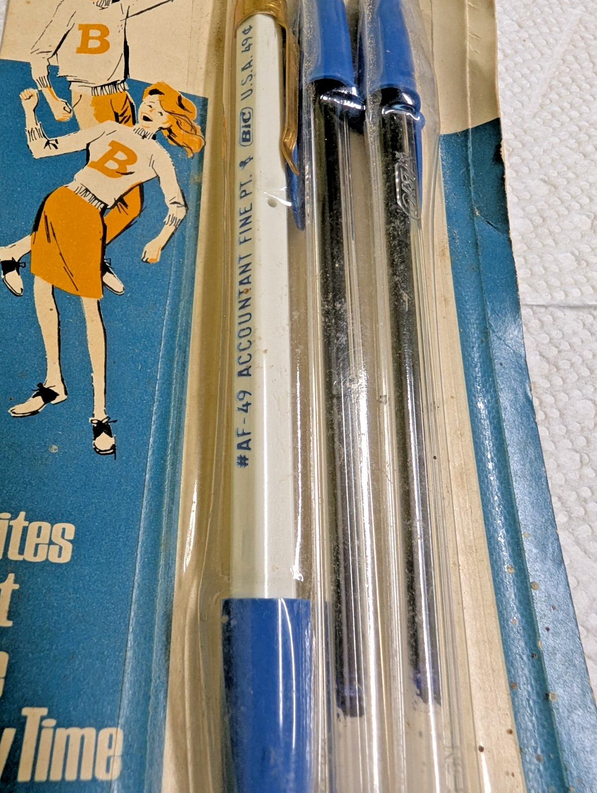 BIC School Special Pen Set 1970s BIC AF-49 + 2 standard New Old Stock WOW