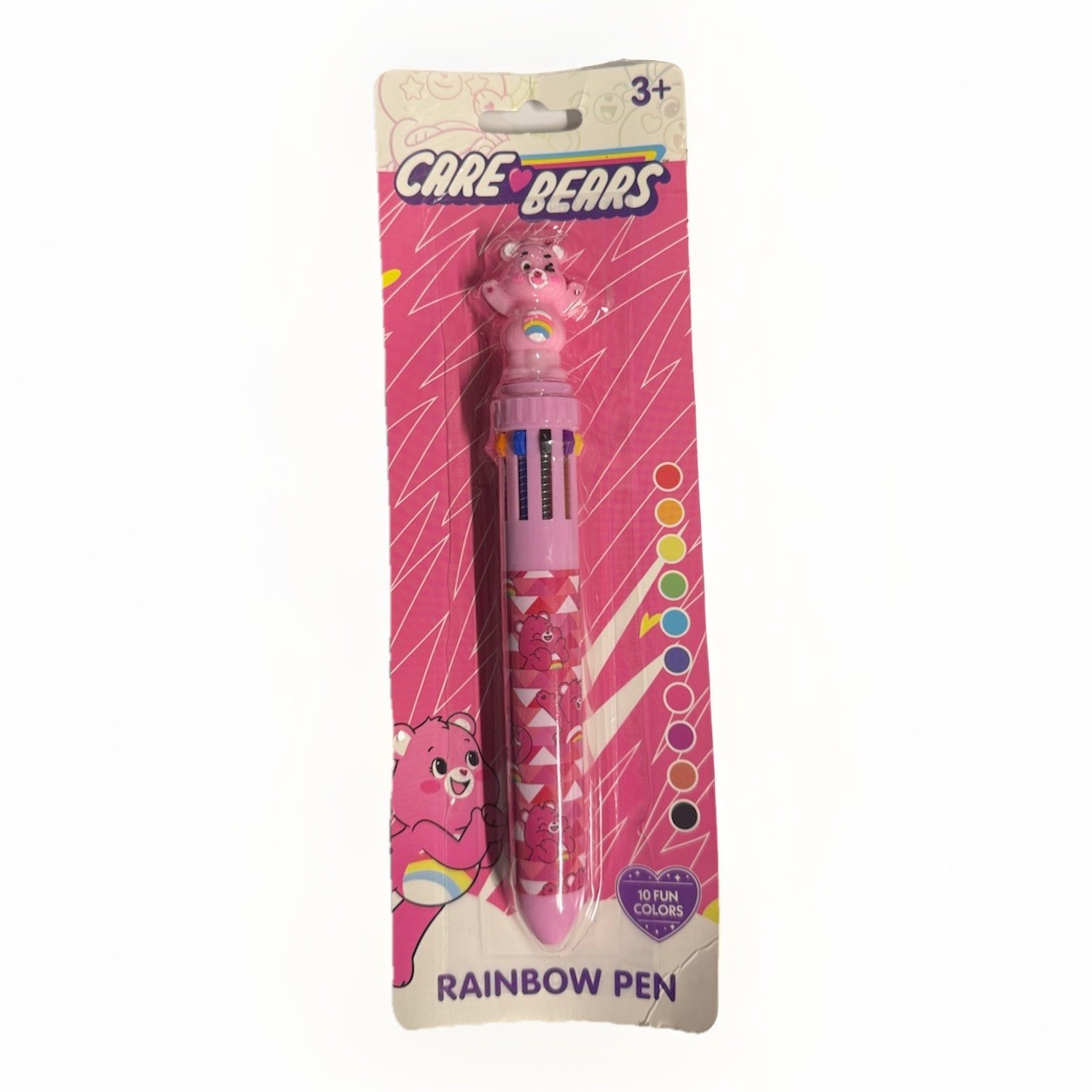 Care Bears Rainbow Pen 10 Colors 3+ NEW