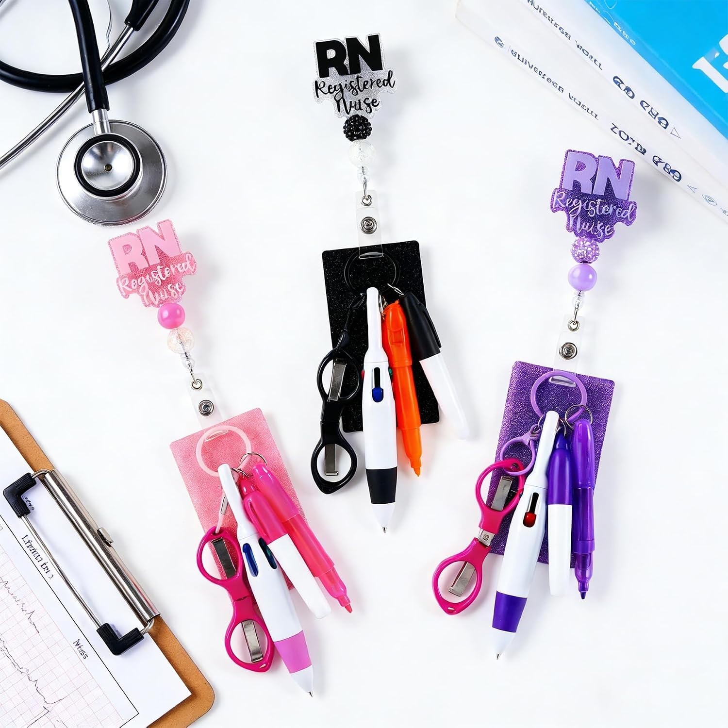 7-Piece RN Pen Set – Complete Toolkit for Organized Patient Care & Note-Taking