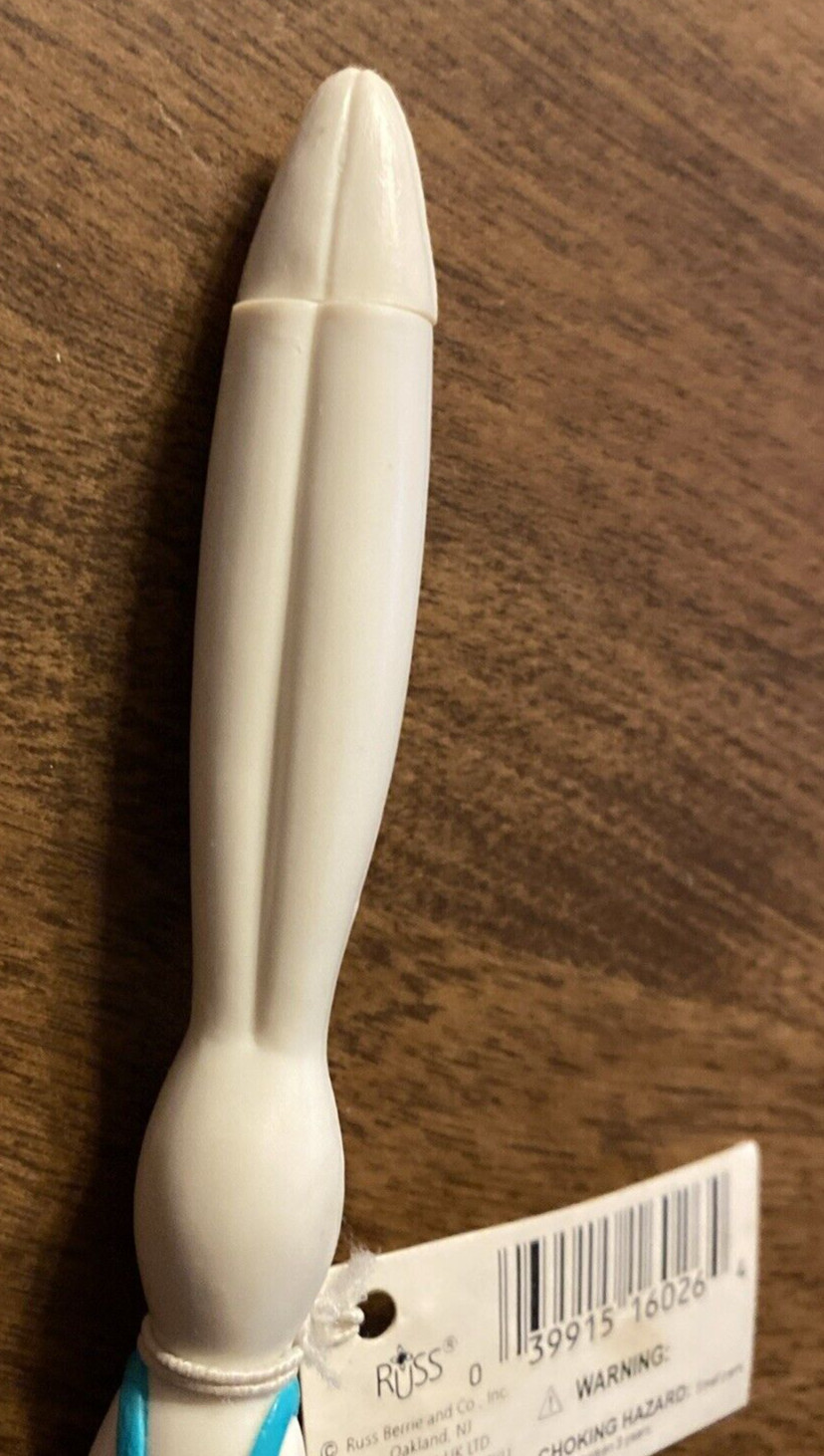 Vintage Russ Pen Easter Bunny Rabbit Writing Pen w/ Tags – Dried Up Ink 5 7/8”