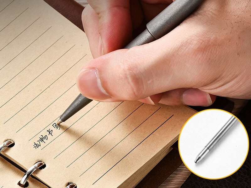 Titanium Alloy Ballpoint Pen Business Tactical Pen Office Stationery Outdoor EDC