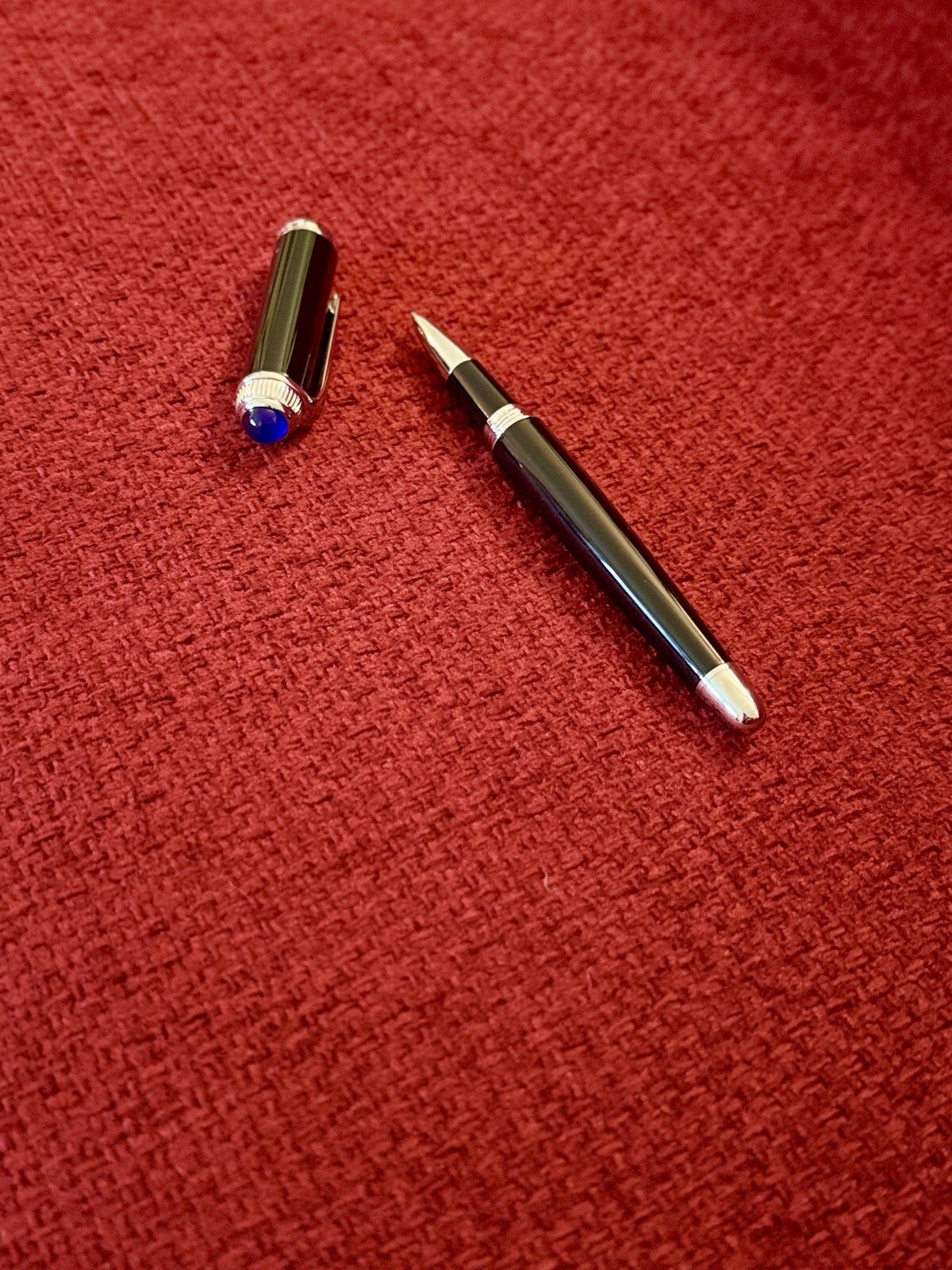 NEW Cartier Palladium-Finish Rollerball Pen – VIP AD Gift BNIB Lux Gift for Him
