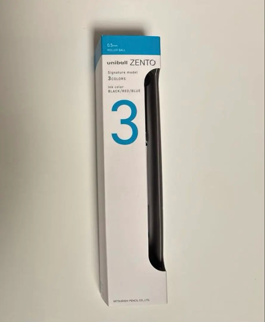 uniball ZENTO Signature Model 3-Color Ballpoint Pen 0.5mm M-Black Black/Red/Blue