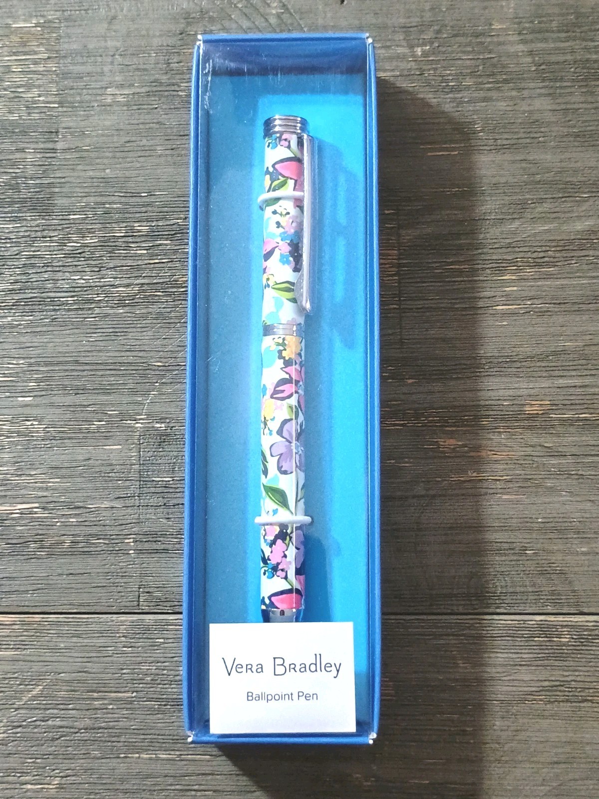 Vera Bradley Marian Floral Ballpoint Pen Black Ink New