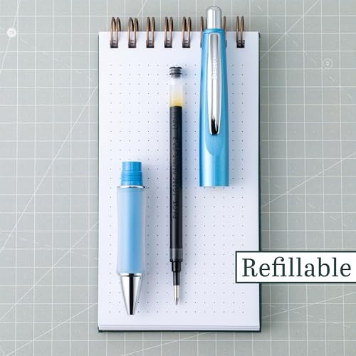 PILOT Dr. Grip Limited Refillable & 1 Count (Pack of 1) Blue Barrel Ball Pen